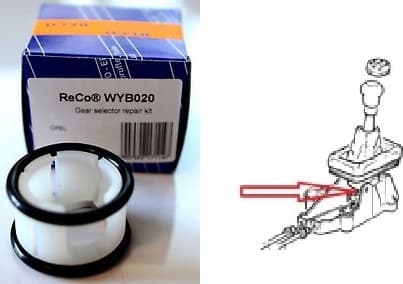 Gear selector bushing WYB020