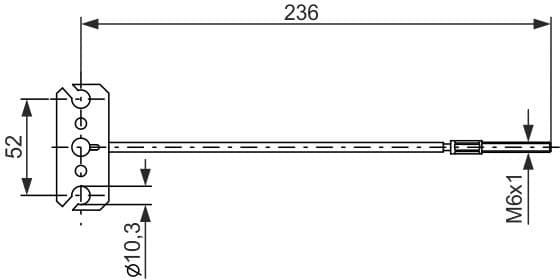 Cable Pull, parking brake 1 987 477 226 - image 2