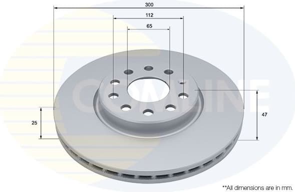 Brake Disc COATED ADC5309V