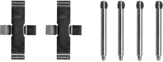 Accessory Kit, disc brake pad 1 987 474 101 - image 2