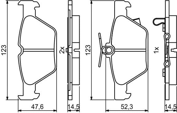 Brake Pad Set, disc brake 0986494836 - image 14