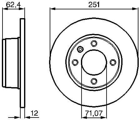 Brake Disc 0986478879 - image 2