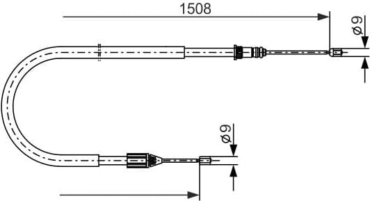 Cable Pull, parking brake 1 987 477 890 - image 6