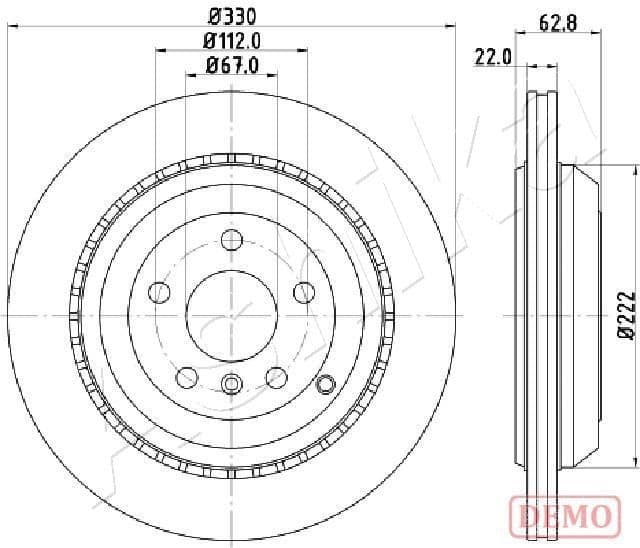 Brake Disc 61-00-0519C