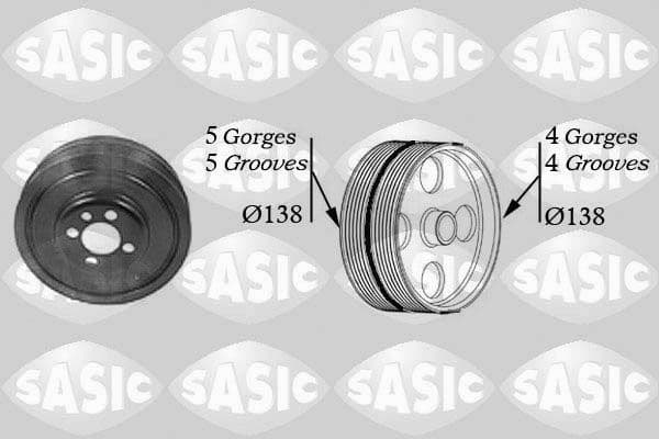 Belt Pulley, crankshaft 2156001