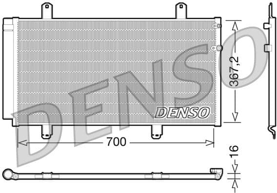 Condenser, air conditioning DCN51004