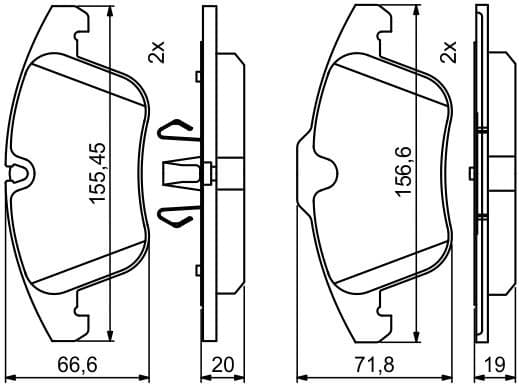 Brake Pad Set, disc brake 0986494830 - image 14