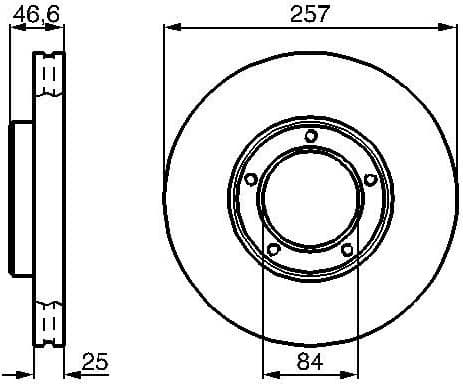 Brake Disc 0986478397 - image 2