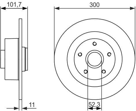 Brake Disc 0986479573 - image 2