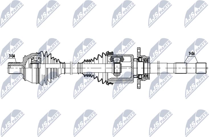 Drive Shaft NPW-ME-184