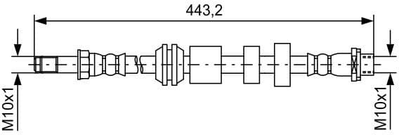Brake Hose 1 987 481 740 - image 2