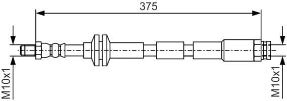 Brake Hose 1 987 481 B18 - image 10