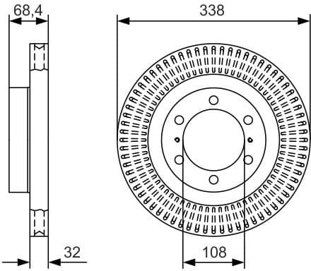 Brake Disc 0986479A65 - image 10