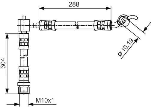 Brake Hose 1 987 481 485 - image 2