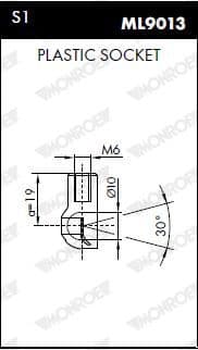 Gas Spring, boot/cargo area MONROE MaxLift ML5742 - image 4
