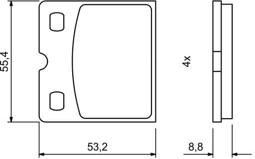 Brake Pad Set, disc brake 0986494775 - image 14