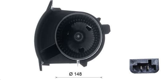 Interior Blower BEHR AB 375 000S - image 10