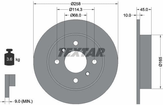 Brake Disc 92056400