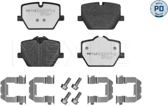 Brake Pad Set, disc brake MEYLE-PD: Advanced performance and design. 025 214 7417/PD