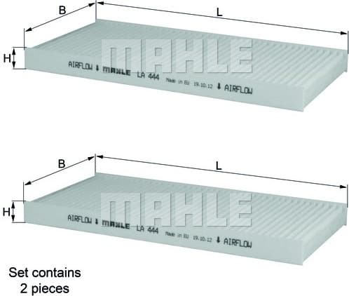 Filter cabin LA444/S - image 2