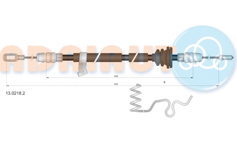 Cable handbrake 13.0218.2 - image 2