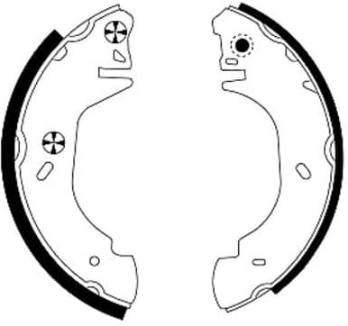 Brake Shoe Set 91048500
