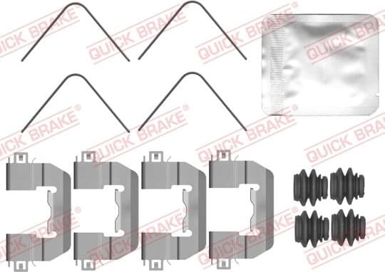Accessory Kit, disc brake pad 109-0173