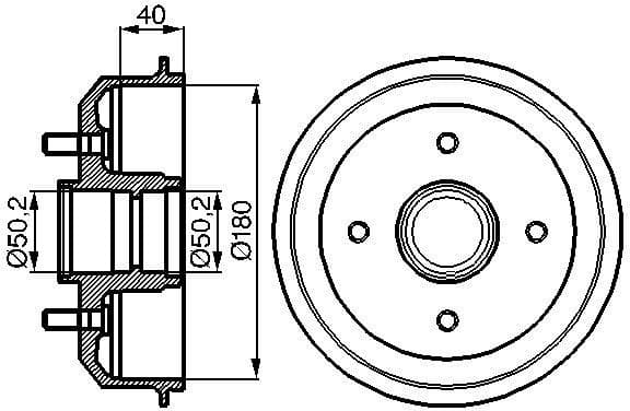 Brake Drum 0986477099 - image 2
