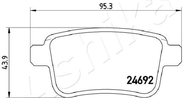 Brake Pad Set, disc brake 51-00-0508
