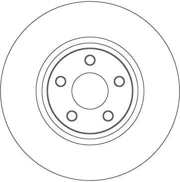 Brake Disc TRW SINGLE DF6998S