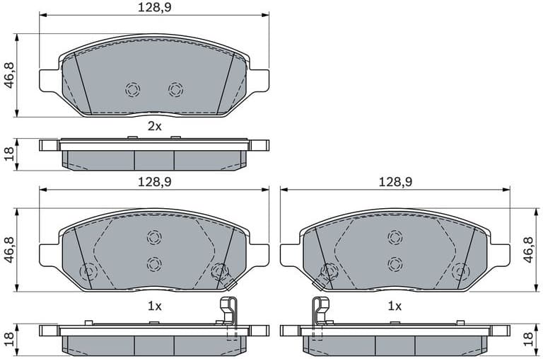 Brake Pad Set, disc brake 0 986 494 906 - image 6