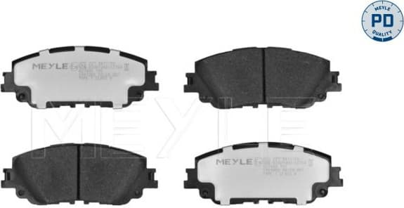 Brake Pad Set, disc brake MEYLE-PD: Advanced performance and design. 025 227 6817/PD
