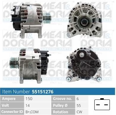 Alternator 55151276