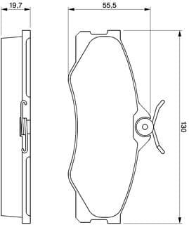Brake Pad Set, disc brake 0986469790 - image 12