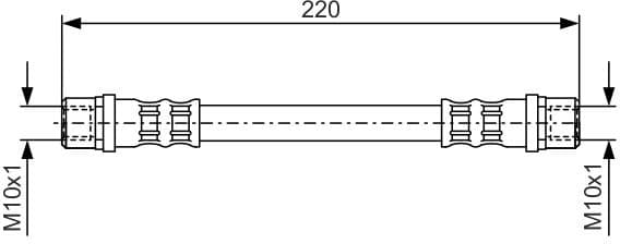 Brake Hose 1 987 476 203 - image 2
