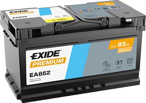 Akumuliatorius EXIDE PREMIUM 85Ah 800A - EA852 (EXIDE) - Autoera - image 2