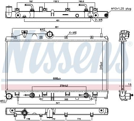 Radiator, engine cooling 67720 - image 2