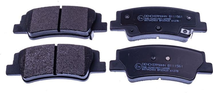 Brake Pad Set, disc brake B111561