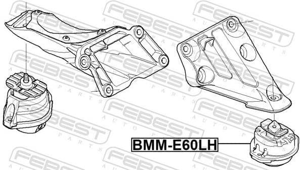 Mounting, engine BMM-E60LH - image 2