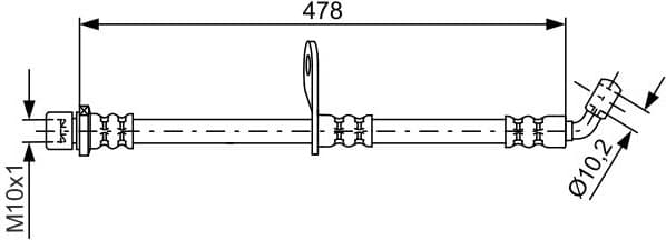Brake Hose 1 987 481 814 - image 10