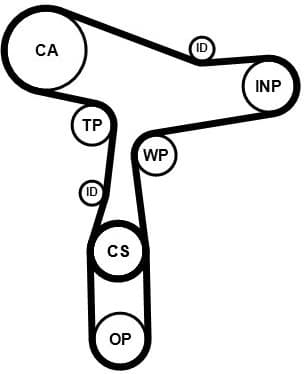 Water Pump & Timing Belt Kit CT1168WP8PRO - image 2