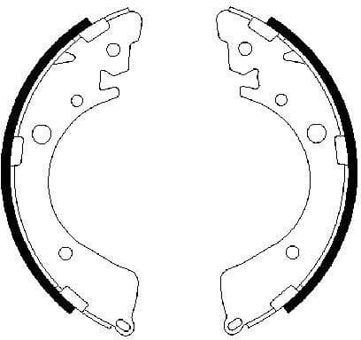 Brake Shoe Set 0986487323 - image 6