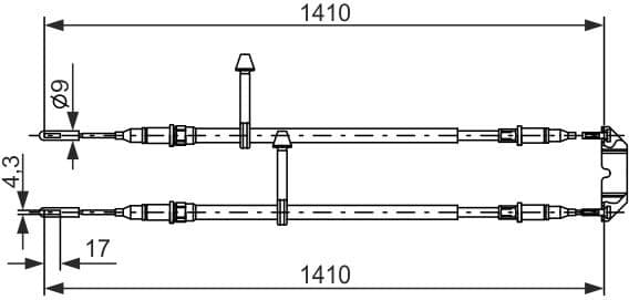 Cable Pull, parking brake 1987477245 - image 6