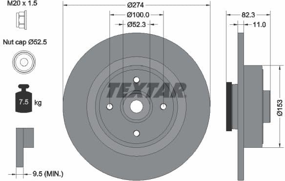 Brake Disc PRO 92141403