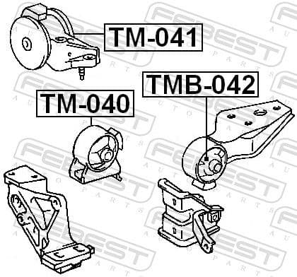 Mounting, engine TMB-042 - image 2
