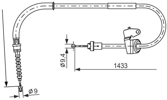 Cable Pull, parking brake 1987482231 - image 2