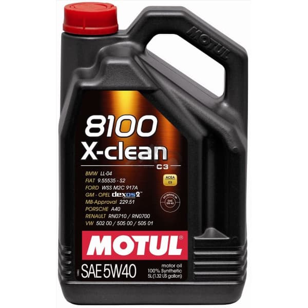 Oil variklinė MOTUL 8100 X-CLEAN 5W40 5L - MTL102051