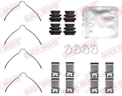 Accessory Kit, disc brake pad 109-0201