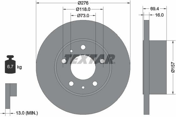 Brake Disc 93104700