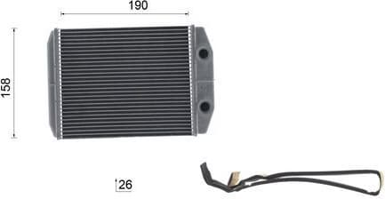 Heat Exchanger, interior heating BEHR AH 317 000S - image 10